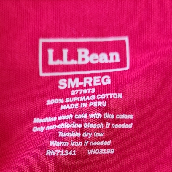 LL Bean Lightweight Open‑Front Cardigan – Small Regular, Vibrant Red, Layering - Picture 8 of 8